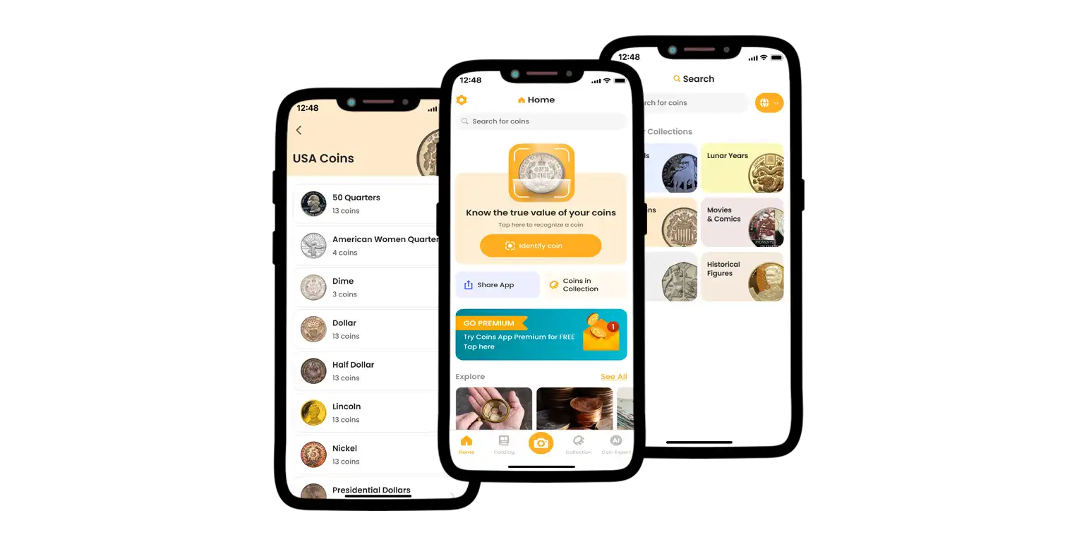 Coin ID Scanner interface